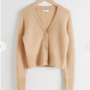 & Other Stories Dinosaur Button Cardigan